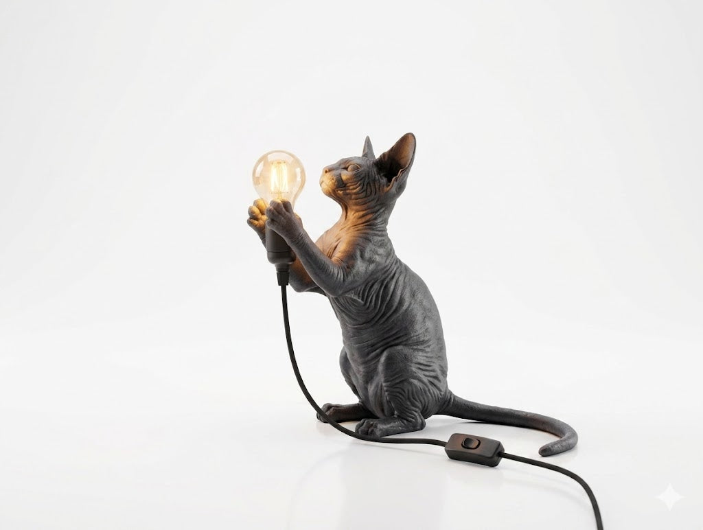 Đèn Mèo Sphynx - HUBDEIN