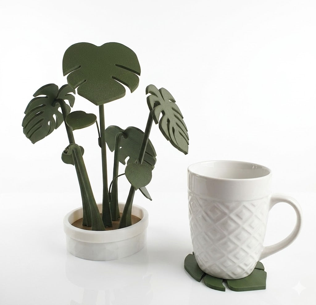 lót ly monstera 1